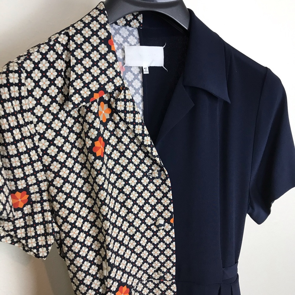 Maison Martin Margiela Split Button Down Short Sl… - image 2